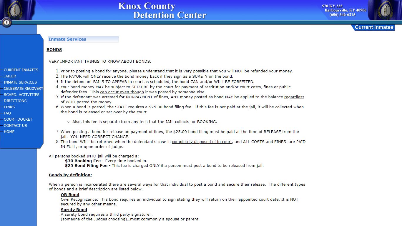 Welcome to the Knox County Detention Center