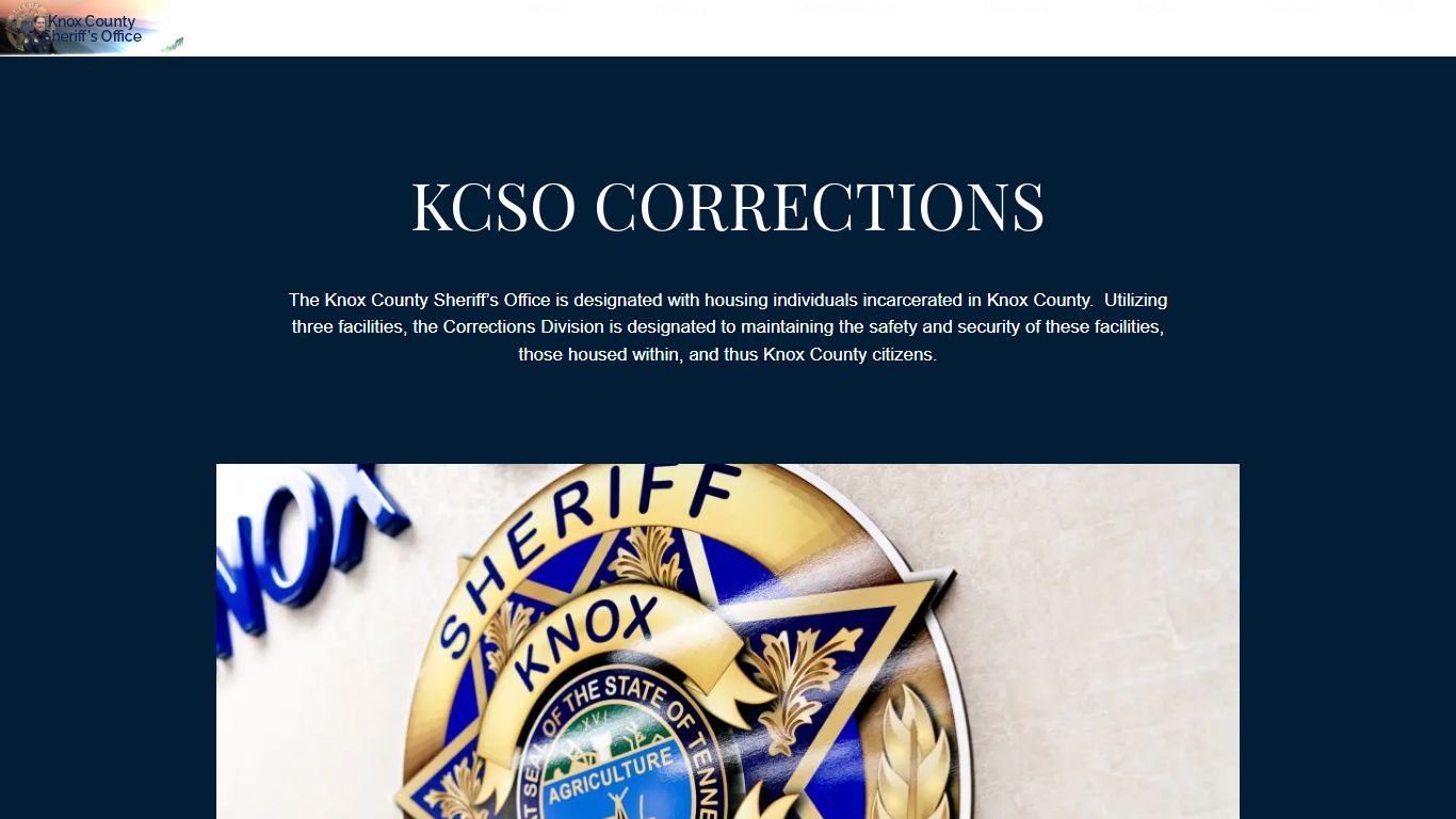 Corrections – Main – Knox County Sheriff Website